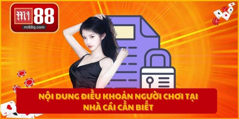 Nội dung điều khoản người chơi tại nhà cái cần biết